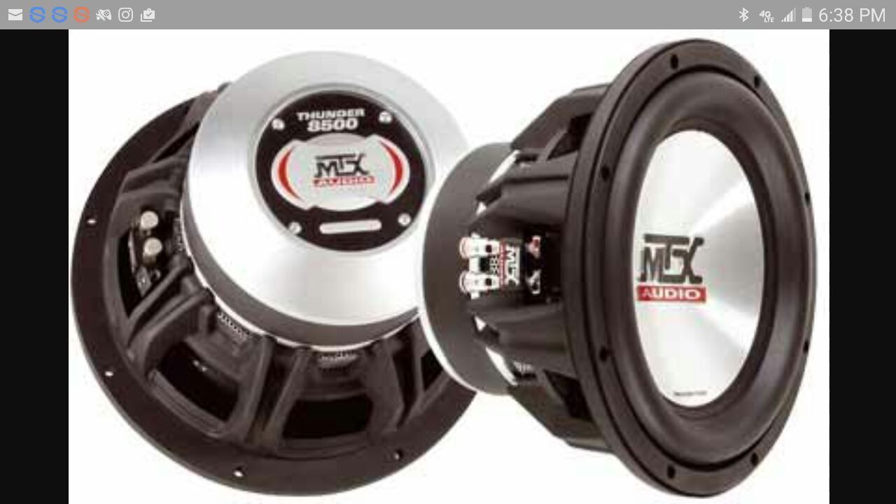 MTX Thunder5500 T551204 12 4ohm Subwoofer At Crutchfield, 58 OFF