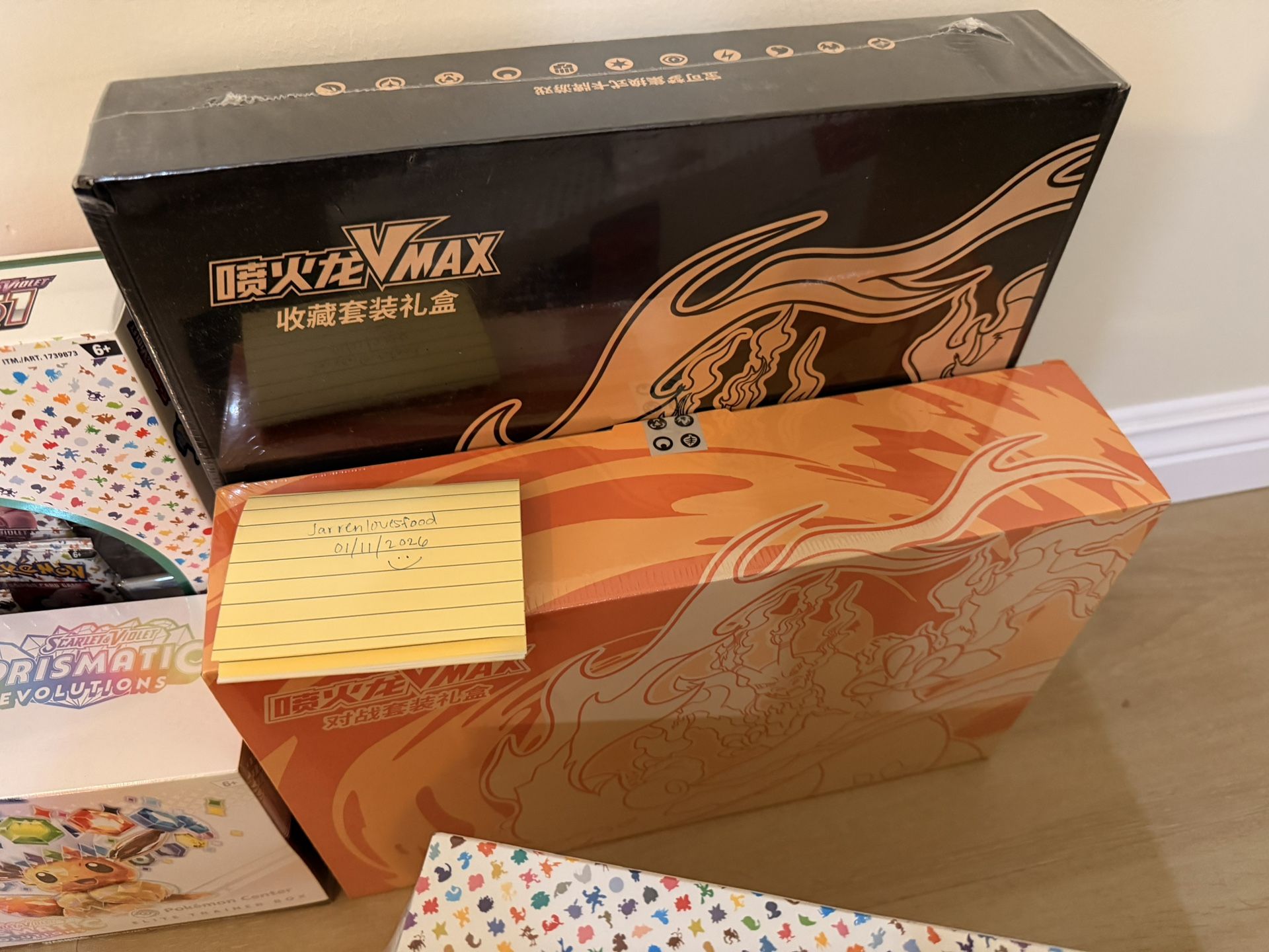 Chinese Charizard Vmax Collection Boxes