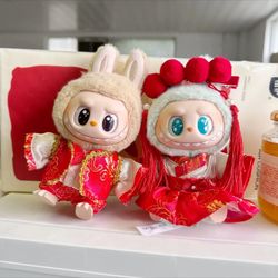 Labubu outfits Chinese wedding dress （no labubu include)