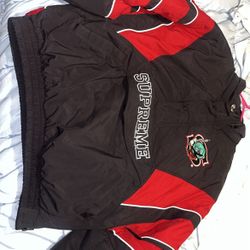 Supreme X Salem Half Zip Stadium Jacket
