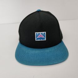 Vintage Vans "OFF THE WALL" Blue Snapback Cap Trucker Hat

