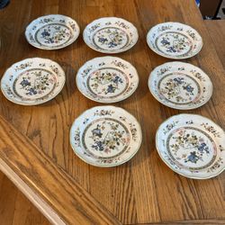 8 Mikasa  Heritage Salad Plates 