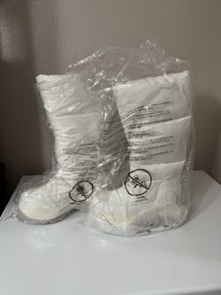 Mk Snow Boots White