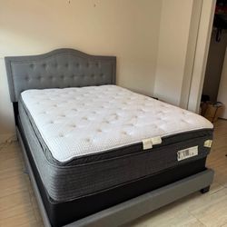 Glam Queen Size Bed - MUST GO ASAP 
