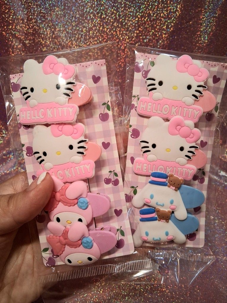 New Hello Kitty Hair Clips - $3 Each