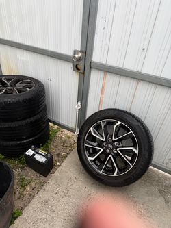 Toyota Alloy Wheels with Tires Set of 4