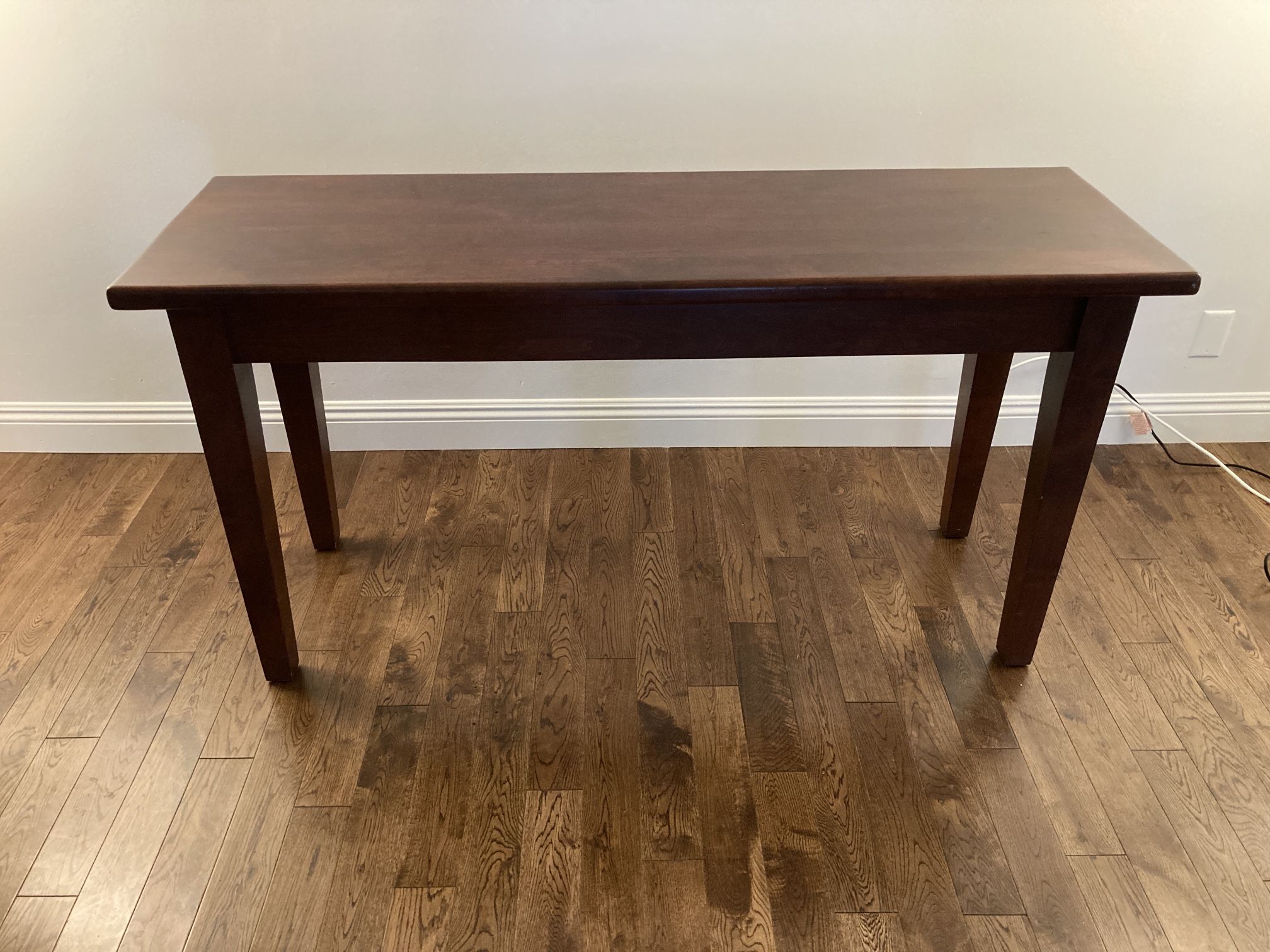 Solid Hardwood End Table