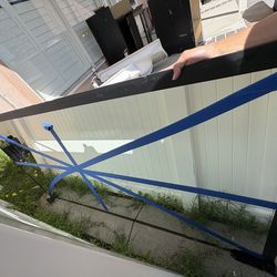 Large frameless mirror