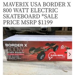 MaveriX  Off-road Eletric Skateboard