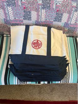 Trader’s Joe’s navy blue Large canvas bag