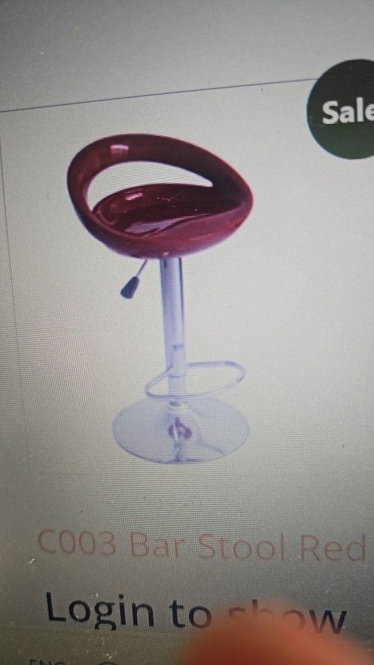 Sillas de Bar u Oficina (blanca,Negra O Roja)