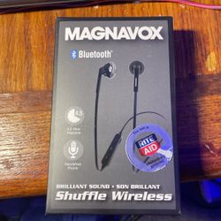 Magnavox Bluetooth Earbuds New 