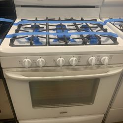 Kenmore 5 Burners Gas Stove In White Working Perfectly 4 Months Warranty 