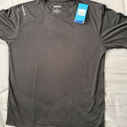 Reebok Men's Endurance  Black Basic T-Shirt