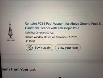 Brand new pool vacuum for above ground/inground