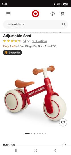 Radio Flyer Kids' Balance Bike