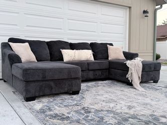 Living spaces u shaped dark gray sectional DELIVERY AVAILABLE