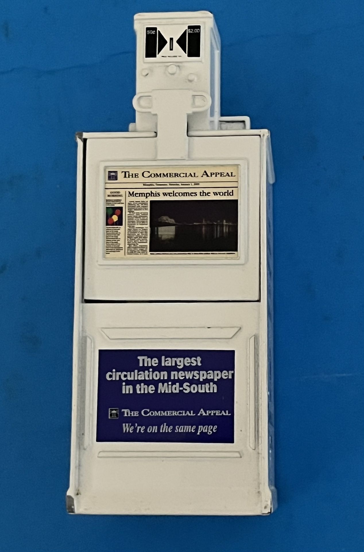 Nice Ertl collectibles The Commercial Appeal newspaper stand serial number 1969F
