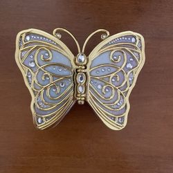 Bradford Exchange Butterfly Jewelry Box With Music 