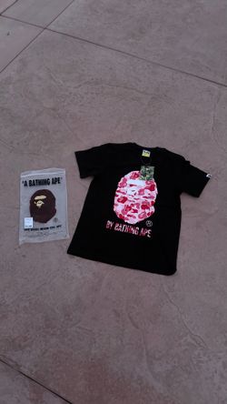 BLACK WITH PINK BAPE HEAD