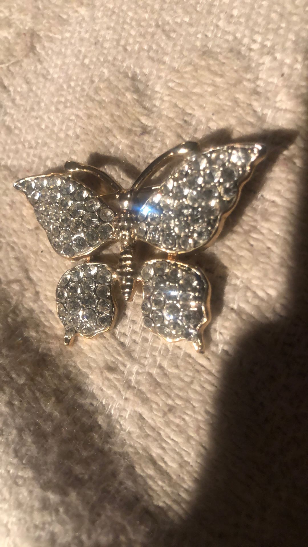 Goldtone Butterfly Pin $29.99
