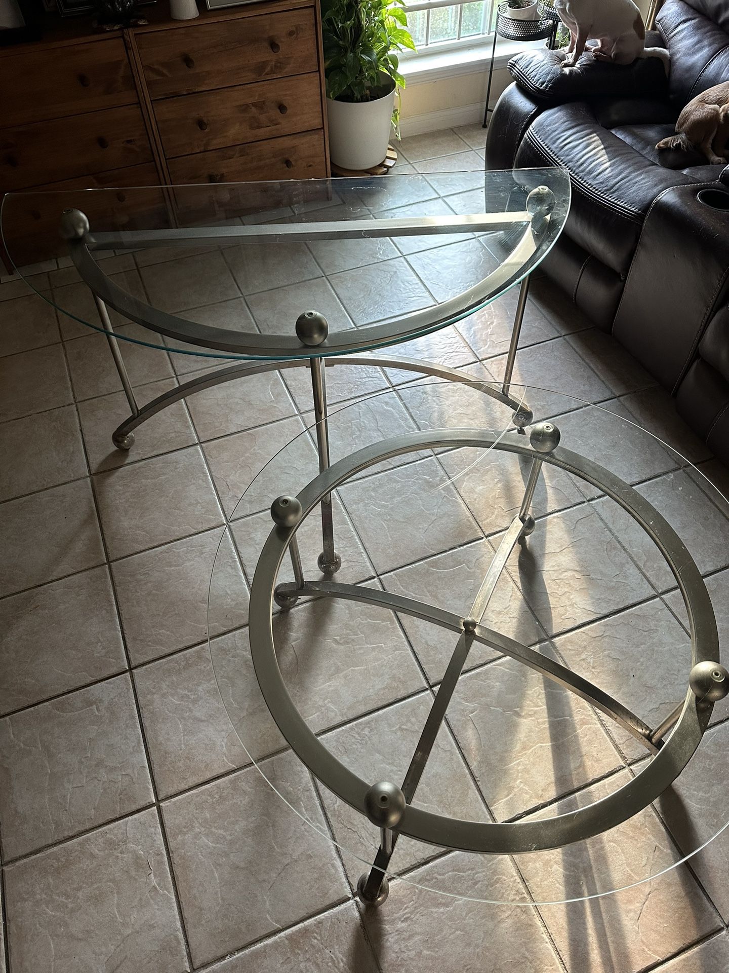 Coffee Table Glass Piece Set