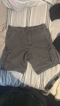 American eagle grey cargo shorts