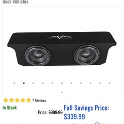 2018 Jeep  SKAR AUDIO speaker Box