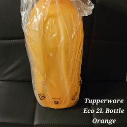 Tupperware Eco 2L Bottle Orange