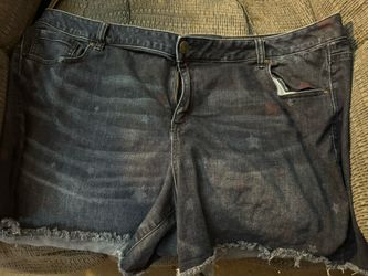 Lane Bryant Jean Shorts Size 24