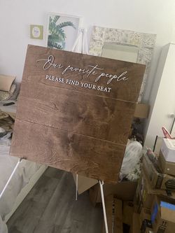 3D Wooden Seating Chart