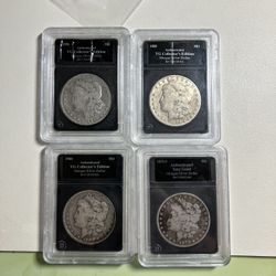 Morgan Silver Dollars 90% Silver VG Condition ! 