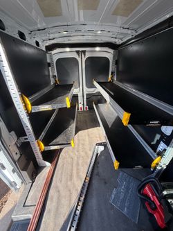 Ford transit shelving