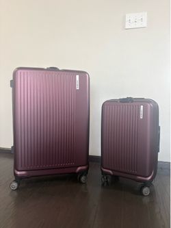 Samsonite Amplitude 2-Piece Hardside Set(Merlot color)