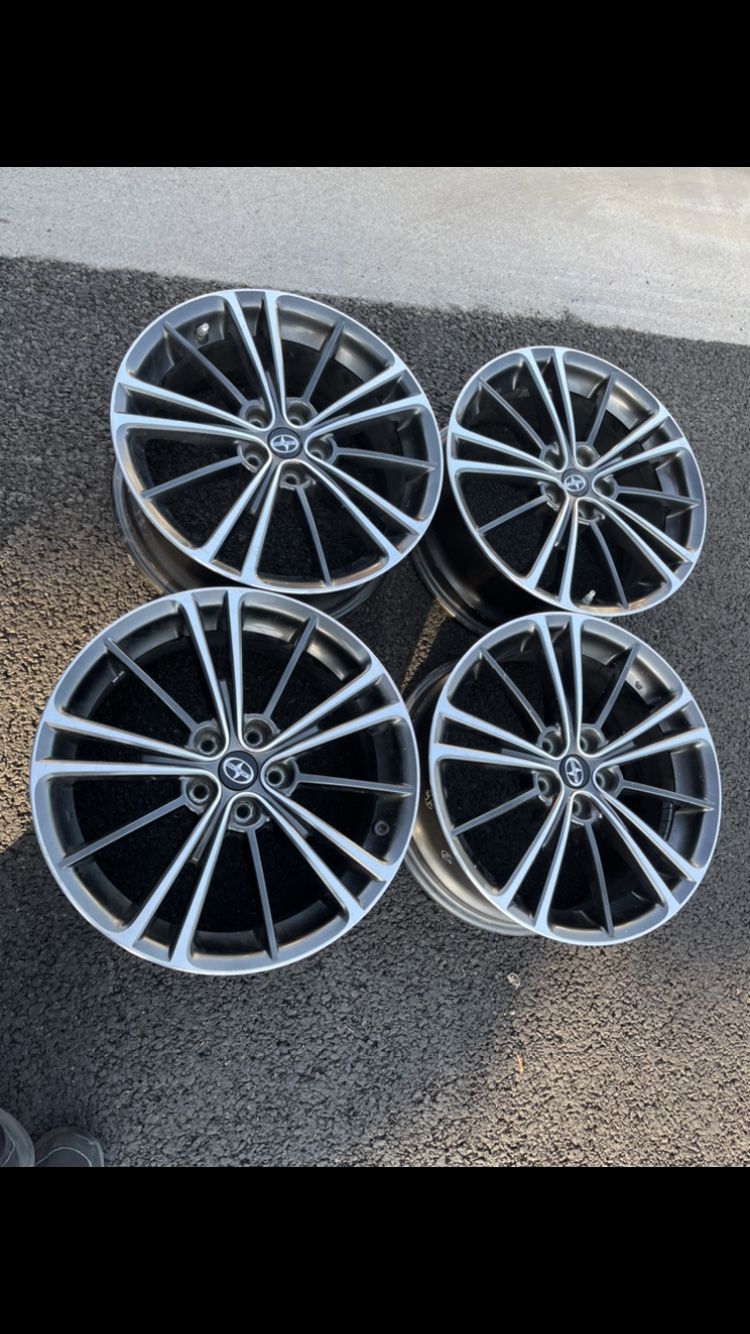 Stock Frs Rims 4 X 17x7 5x100 5x3.94 Stock Frs Fr-s Brz 86 Corolla Prius Wheels Rims ...