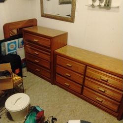 Dresser's and Matching Mirror 