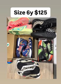 Nikes Jordan’s basketball hooping shoes size 6y