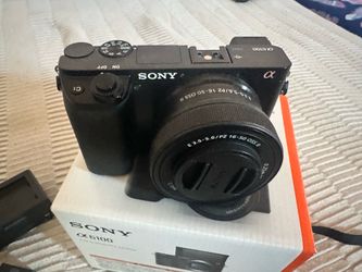 Sony - Alpha 6100 APS-C Mirrorless Camera 4K Video Camera