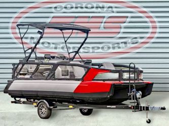2024 Sea-Doo Pontoon Boat Switch Cruise 21 - 230 HP Red