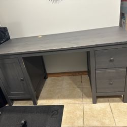 Grey Wooden Desk