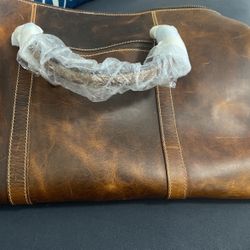 Handmade Leather Travel Duffel Bag - Airplane Underseat Carry On Bags by Rustic Townhouse 