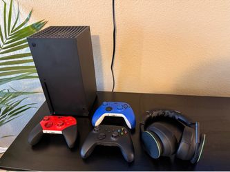 Xbox Series X + 3 Controllers + Wireless Headset Bundle