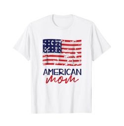 4th of July Shirts for Women, American Mom