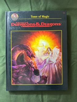 Vintage AD&D Tome of Magic Hardcover Book TSR 2121