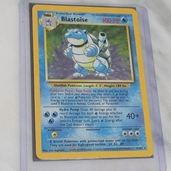 1999 Base Set Blastoise 