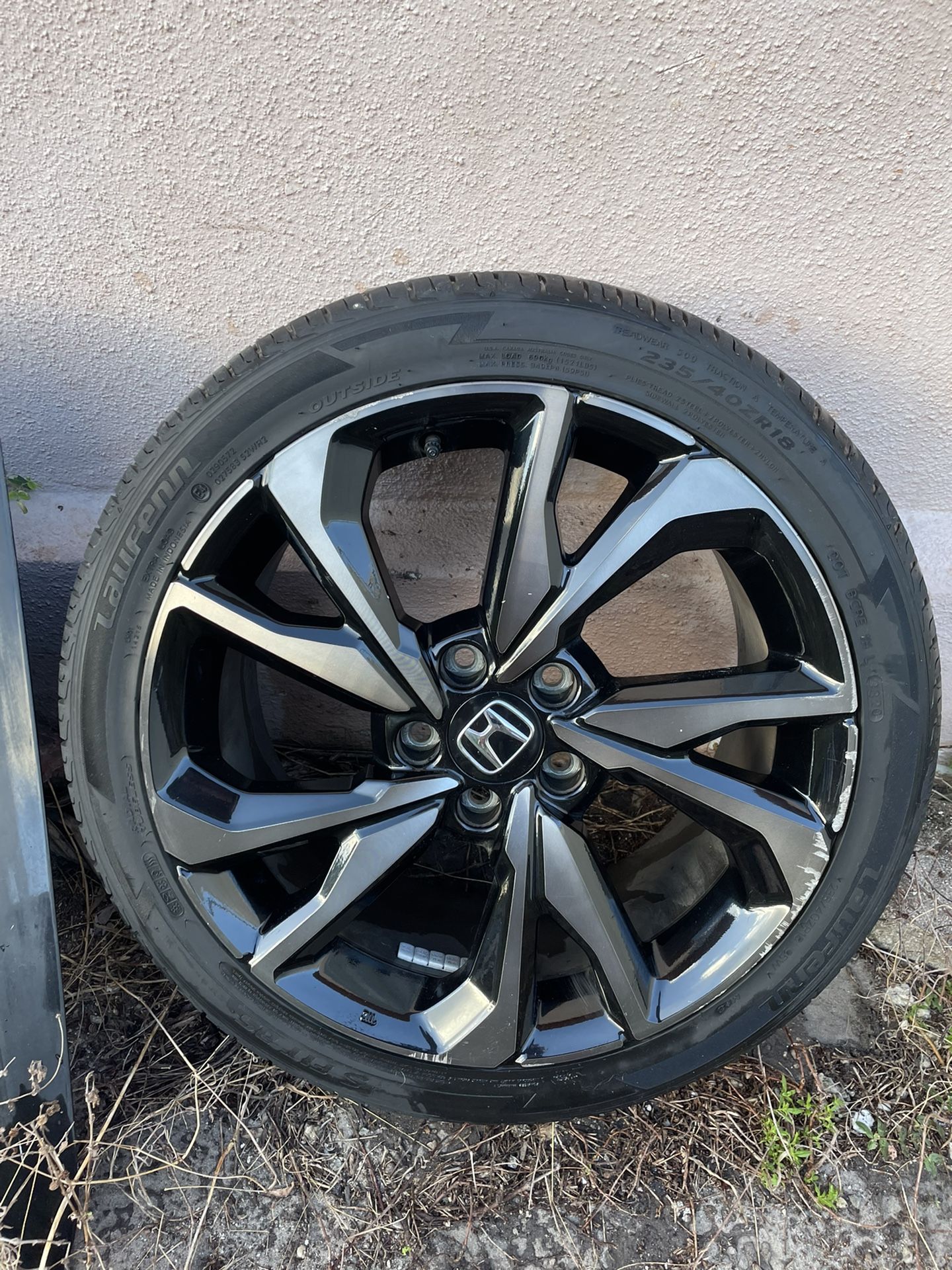 2017 - 2021 Honda Civic Sport Hatchback 18" Aluminium Alloy Wheel Rim With Tire (JUST 1)