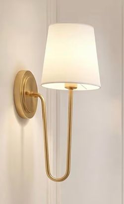 Non-Electric Gold Wall Gold Wall Sconces – Set of 2 – Brand New – $30