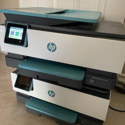 2 Quantity HP Officejet Pro 8028 All-in-One Printer Wireless Printer, Take control of Printing, Scanning, Copying, and Fax Jobs at Home and Offic