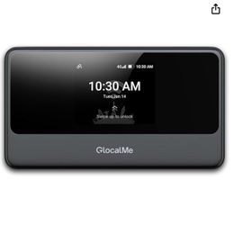 GlocalMe MeowGo G40Pro 4G Portable WiFi Hotspot for Travel in 200+ Countries, Up