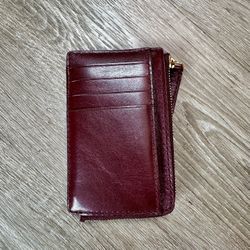Madewell Leather Card Holder Wallet